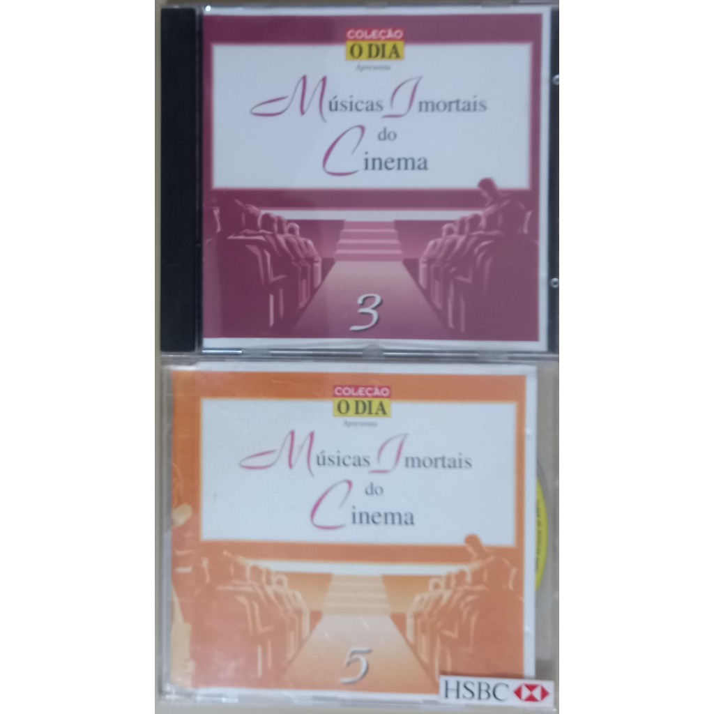 Cd Músicas Imortais do Cinema - Coleçao O Dia - 2 Cds