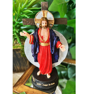 Imagem Santas Chagas de Jesus resina 15CM em Oferta na Shopee