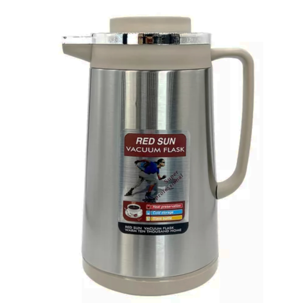 Garrafa Térmica Inox Vacuum Flask 1 litro Chá Café Água Quente Fria