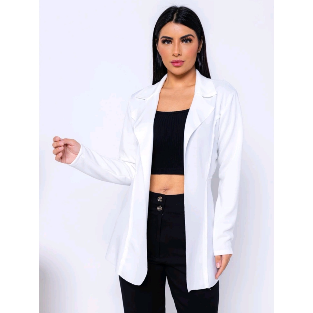 Max Blazer Acinturado Feminino em Oferta na Shopee