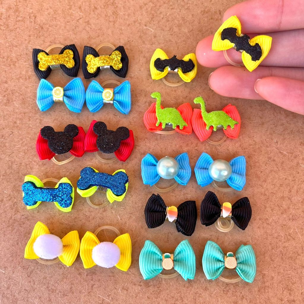 Lacinho Pet Macho kit 20 uni. Laço Mini Micro P  lacinhos pet. Laço para cachorro 2cm. Laço masculi