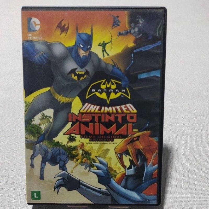 DVD BATMAN, UNLIMITED INSTINTO ANIMAL DUBLADO USADO ORIGINAL 77