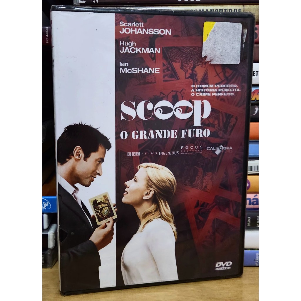 DVD Scoop O Grande Furo - Hugh Jackman, Woody Allen (Original Lacrado)