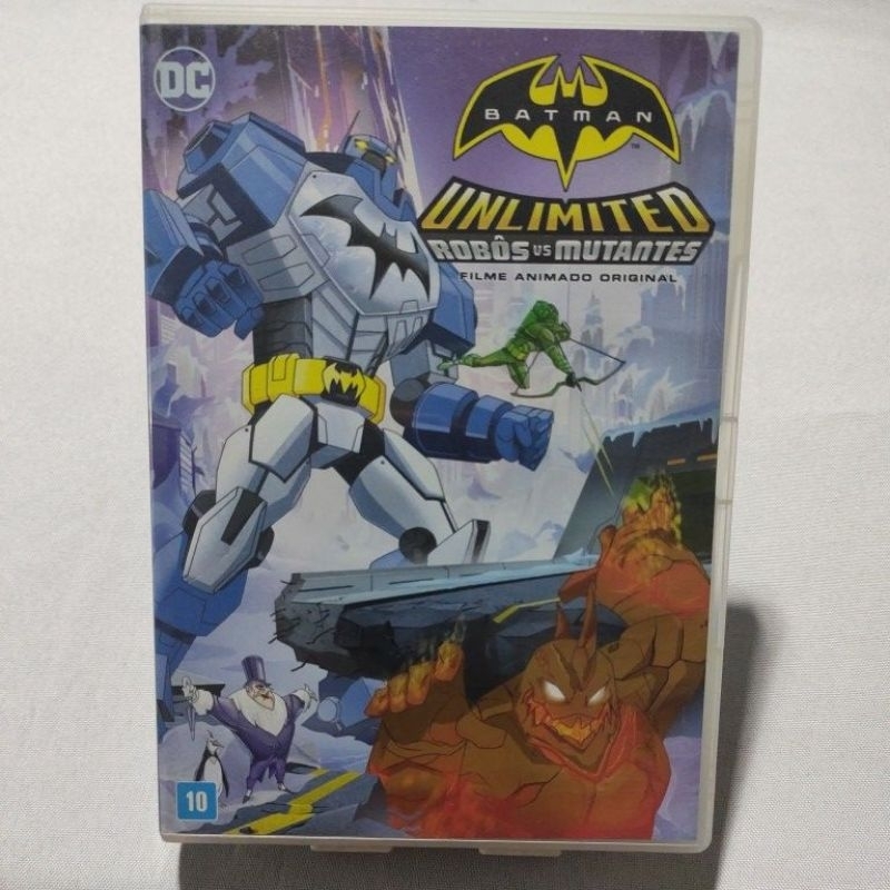 DVD BATMAN UNILIMITED ROBÔS Vs MUTANTES USADO ORIGINAL 77