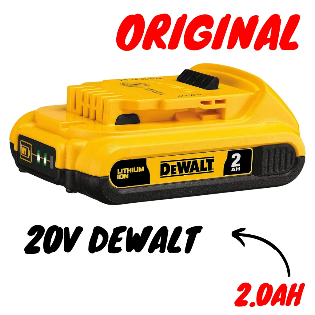 Bateria 20v 2.0ah Com Led Marcador De Carga - Dewalt