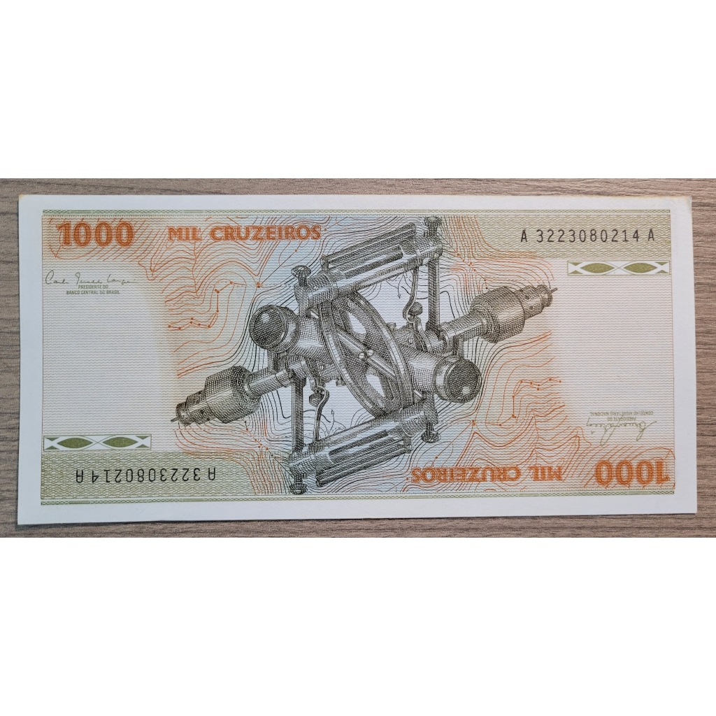 Cédula C155 - 1000 CRUZEIROS 1980 -  S0B ++ NOVA - RARA