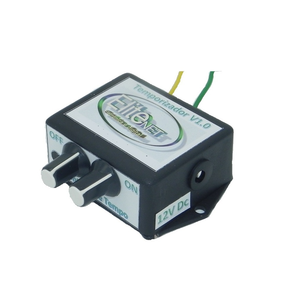 Temporizador  aerador de iscas, controle de tempo para aerador, relê para pesca V1