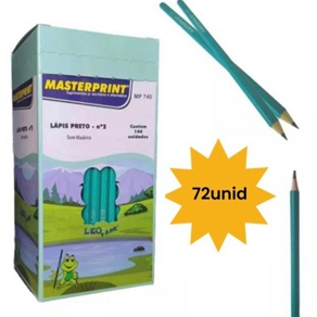 Kit 72 lápis de Escrever Nº2 Preto Mais Barato 72 Unidades Escolar Escola Estudos em Oferta na Shopee