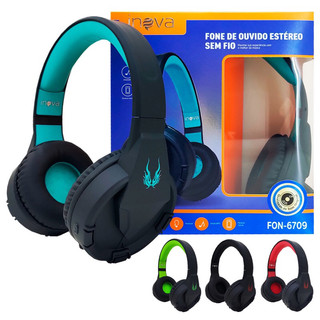 fone sem fio bluetooth Headset stereo wireless com microfone Inova 6709/08