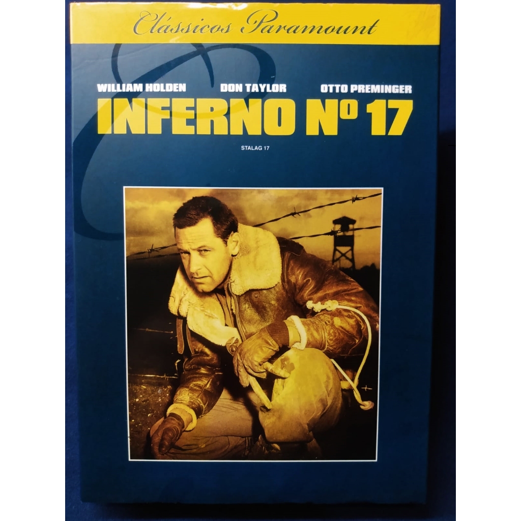 Inferno Nº 17 DVD novo perfeito estado William Holden Billy Wilder Paramount Pictures