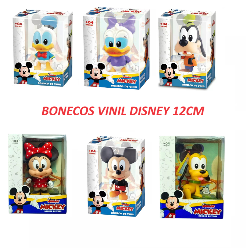 Bonecos Turma do Mickey Vinil Disney Baby 12cm