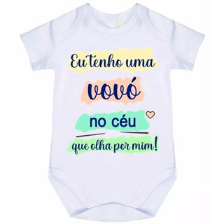 body bebê eu tenho uma vovó no céu 835a em Oferta na Shopee