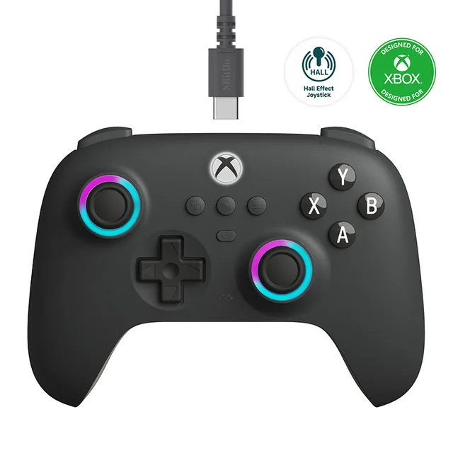 Controle Xbox Series 8BitDo ULTIMATE e WINDOWS 10/11 HALL EFFECT + GAME PASS