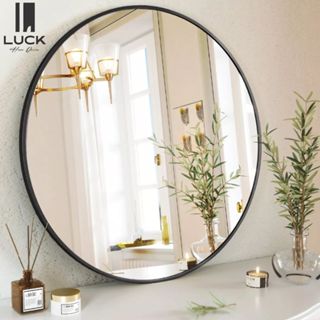 Espelho Decorativo Redondo 60cm / 50cm / 40cm / 30cm  SEM ALÇA Ideal para Quarto Banheiro Sala em Oferta na Shopee