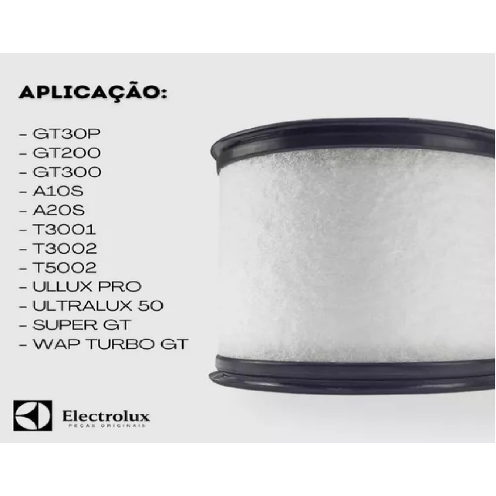 Filtro Permanente Aspirador Electrolux Gt3000 Pró Original