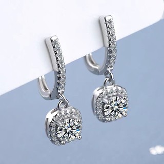 brinco gota brincos femininos brinco prata 925 brincos pequenos brinco strass moda vintage Brincos de zircônia esmeralda