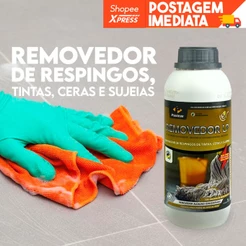 Limpador LP 1 Litro PisoClean | limpeza, chao, obra , tinta e sujeira