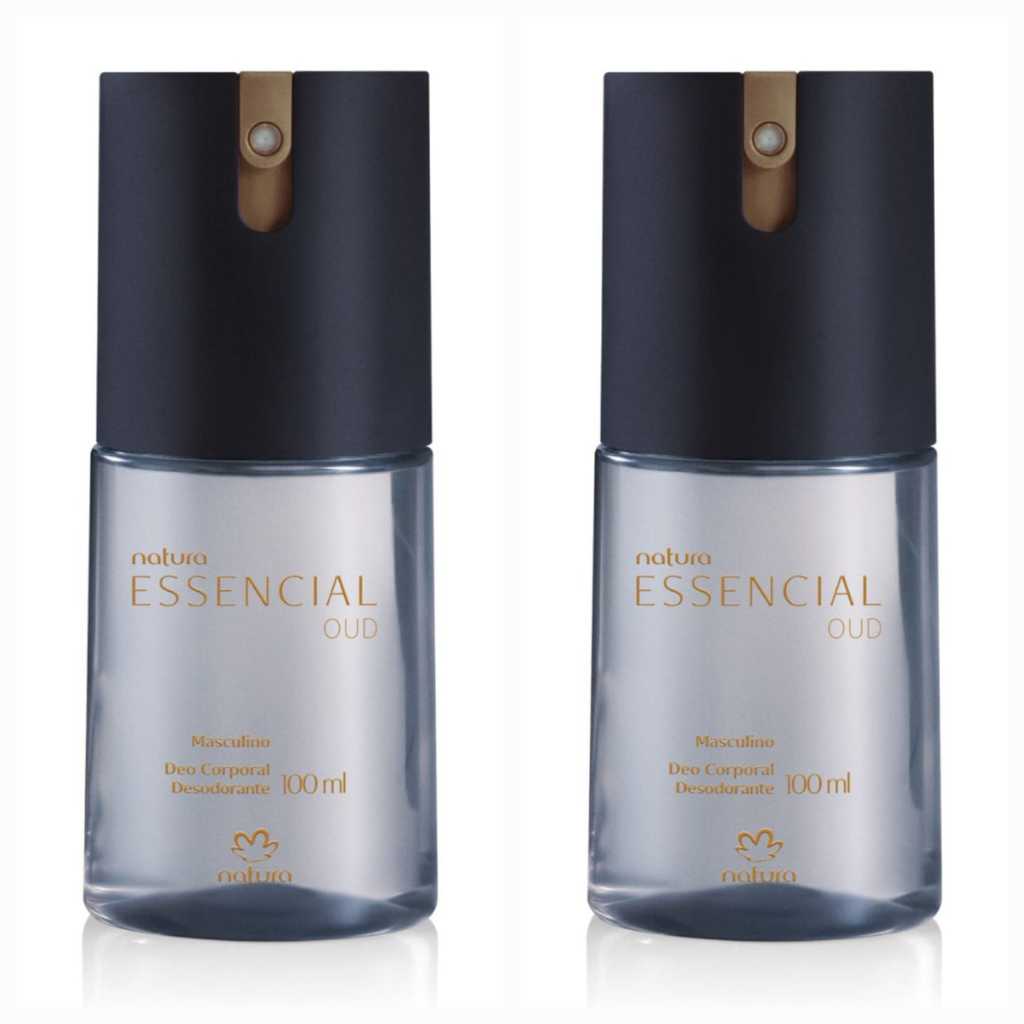 Desodorante Corporal Essencial Oud Masculino 100ml(KIT COM 02)