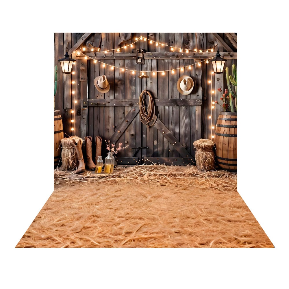 Fundo Fotográfico Cenário Celeiro Tecido 2,20m x 1,50m F1050