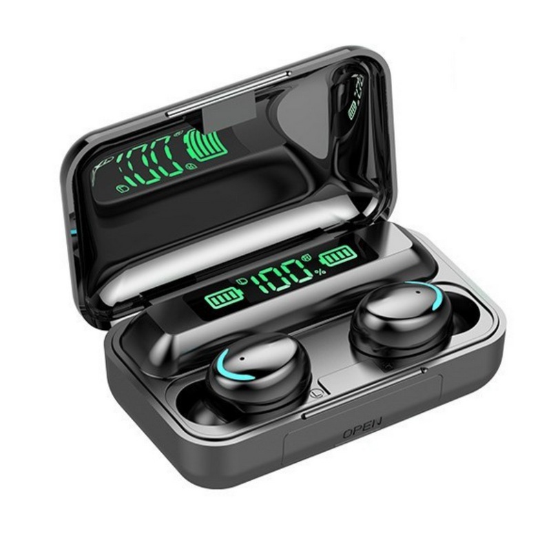 Fone de Ouvido 5.1 True Wireless Earbuds F9-5 - Preto em Oferta na Shopee