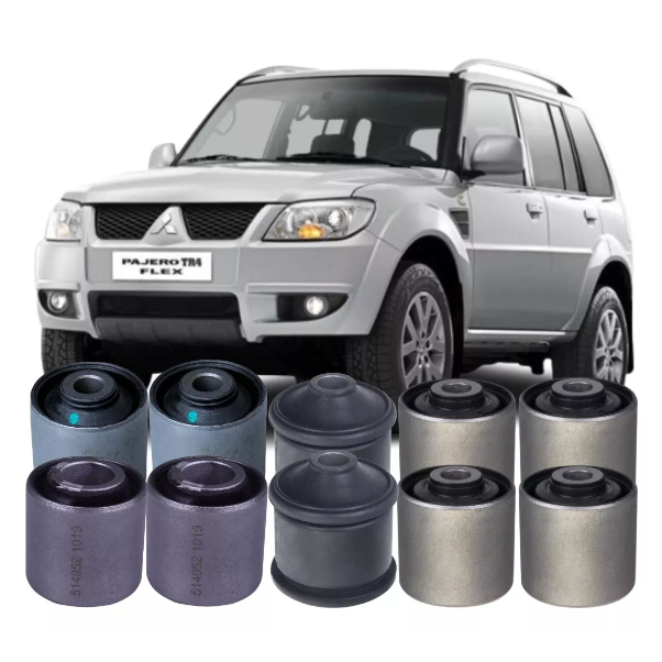 Kit Bucha Suspensão Traseira Mitsubishi Pajero Tr4 / Io