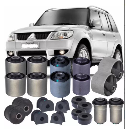 Kit Buchas Dianteira Traseira Refil Coxim Cambio Pajero Tr4