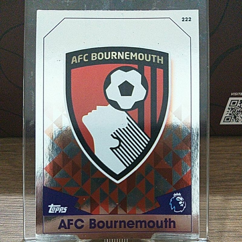Card de ESCUDO 222 AFC BOURNEMOUTH da coleção Match Attax Premier League 2016/2017