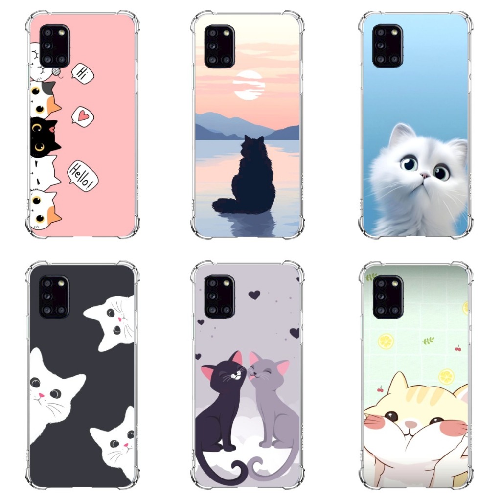 Samsung A31 Capa Tpu Desenhos Variados Capinha Case, Gato, Gatinho, Fofo em Oferta na Shopee