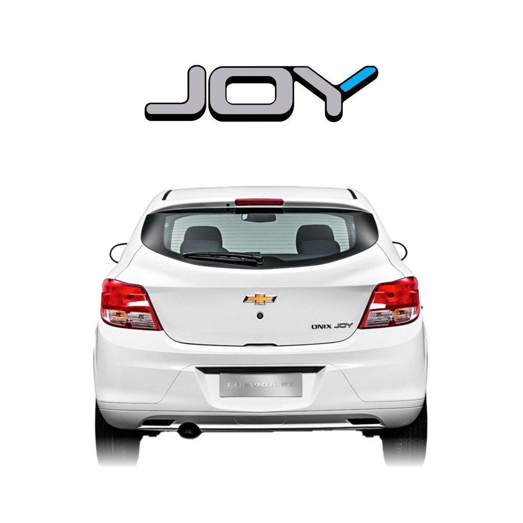 Adesivo Tampa Traseira Emblema Joy P/ Onix e Prisma