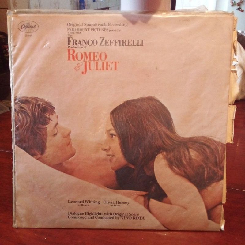 Disco Vinil trilha sonora filme Romeu e Julieta