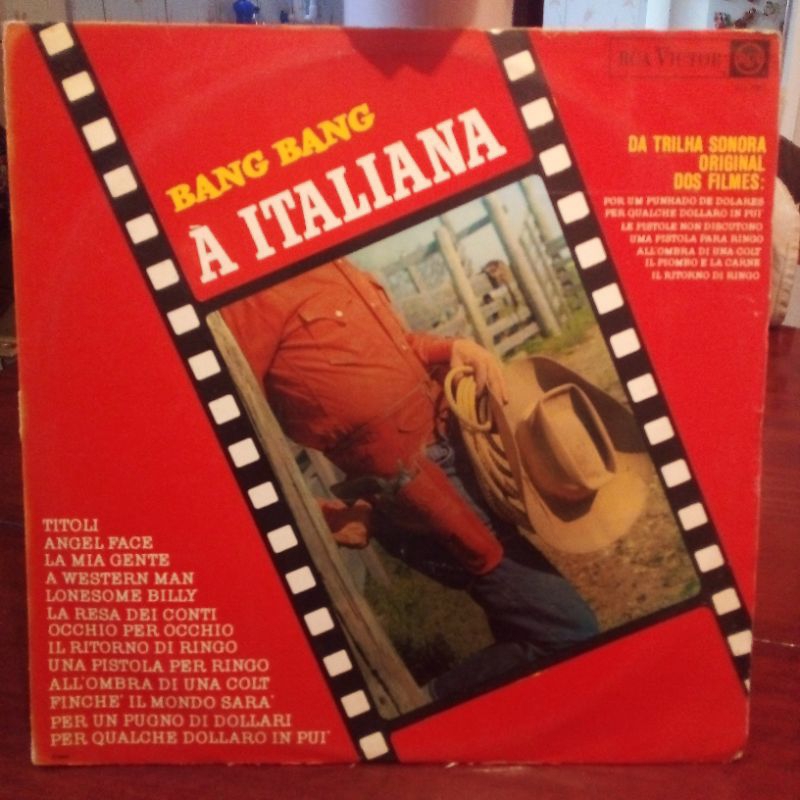 Disco Vinil Bang bang a italiana trilha sonora original do filme