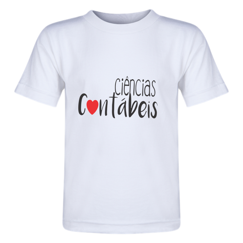 Camiseta - Adulto - Baby Look - Linha Profissões - Contabilidade - Contador - 06 lindos modelos para escolher