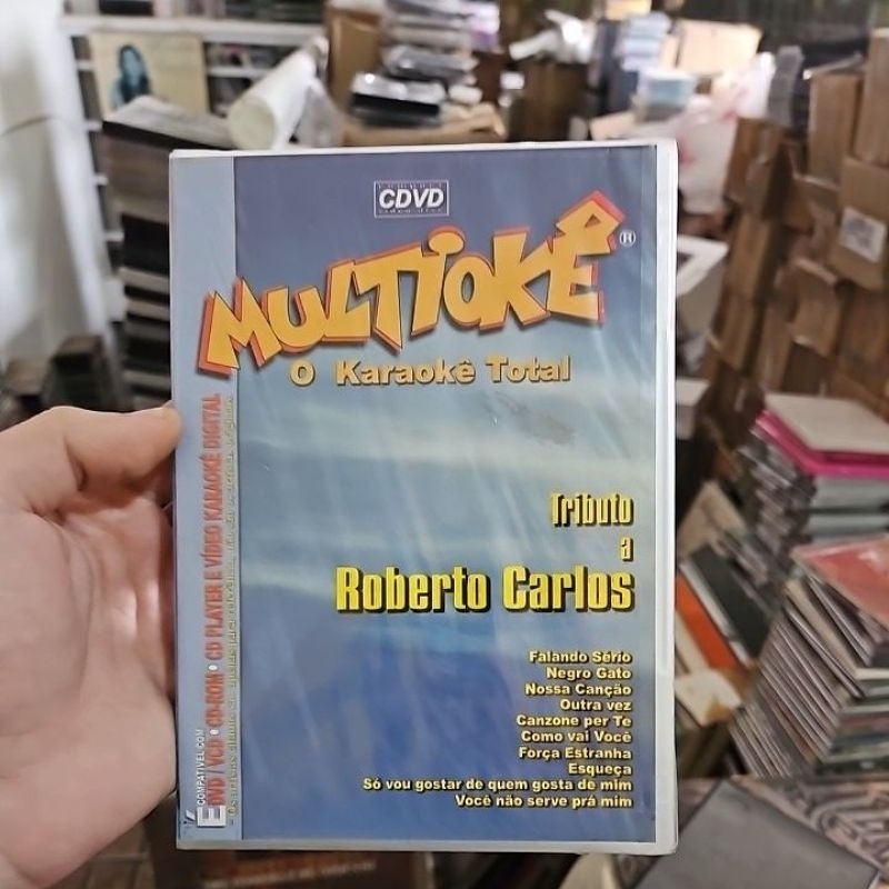 DVD Multiokê - Tributo a Roberto Carlos (Lacrado!)