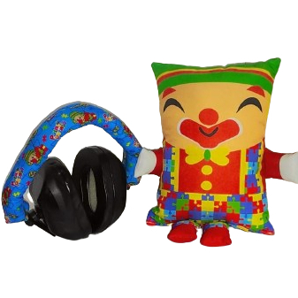 Abafador de ruídos autismo PATATI E PATATA Protetor auricular acolchoado autista
