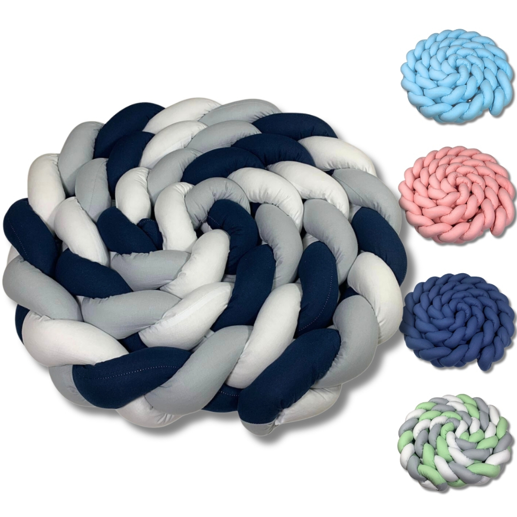 Trança Protetor Lateral Avulsa Berço e Cama Montessoriana 200 Fios