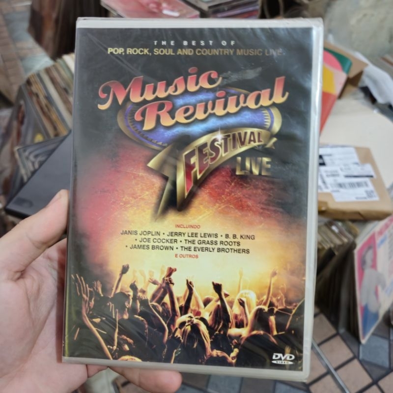 DVD Music Revival: Festival Live (Lacrado) Janis Joplin, Joe Cocker etc