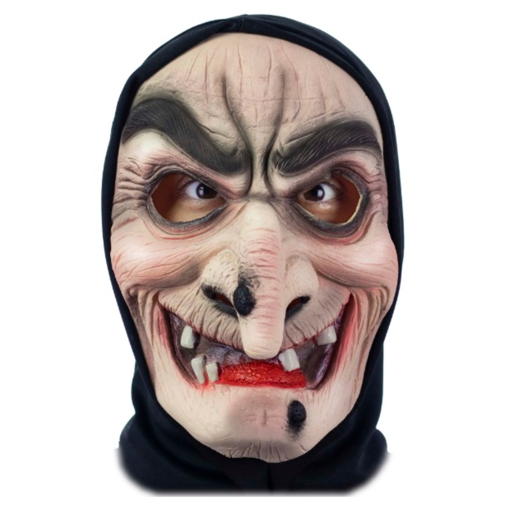 Máscara Halloween Bruxa Nariguda Halloween Carnaval Fantasia Teatro Dia das Bruxas Festa dos Caretas