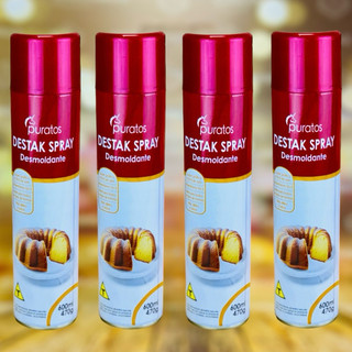 KIT DESMOLDANTE SPRAY PURATOS SPRAY 600ML 1~4 UNIDADES OFF em Oferta na Shopee