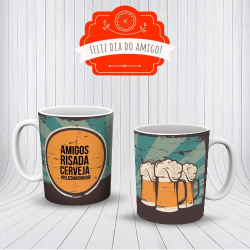 Caneca Dia Do Amigo Amizade A Amizade Risada Cerveja Feliz Dia Do Amigo Presente OFERTA RELAMPÂGO