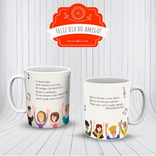 Caneca Dia Do Amigo Amizade Quero Chorar O Seu Choro Quero Sorrir  Amigo Presente OFERTA RELAMPÂGO