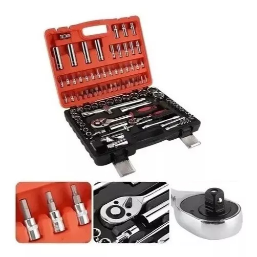 Jogo Caixa De Ferramentas Chave Soquete 108 Peças Oferta!!!