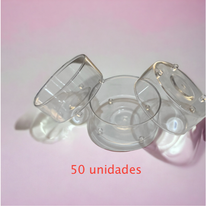 PCT (50UND) - Vasos de Acrílico Para Vela Rechaud