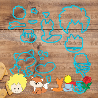 KIT CORTADORES PEQUENO PRINCIPE 5/6CM em Oferta na Shopee