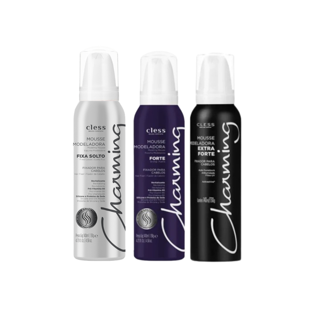 Cless Charming Mousse Modeladora 140mL - Escolha o seu