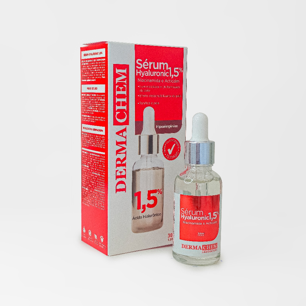 Sérum Ácido Hialurônico 1,5% 30ml Dermachem - Beauty