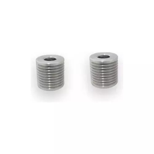 Polia Aluminio Estriada Motor Tanquinho Suggar - Kit 2