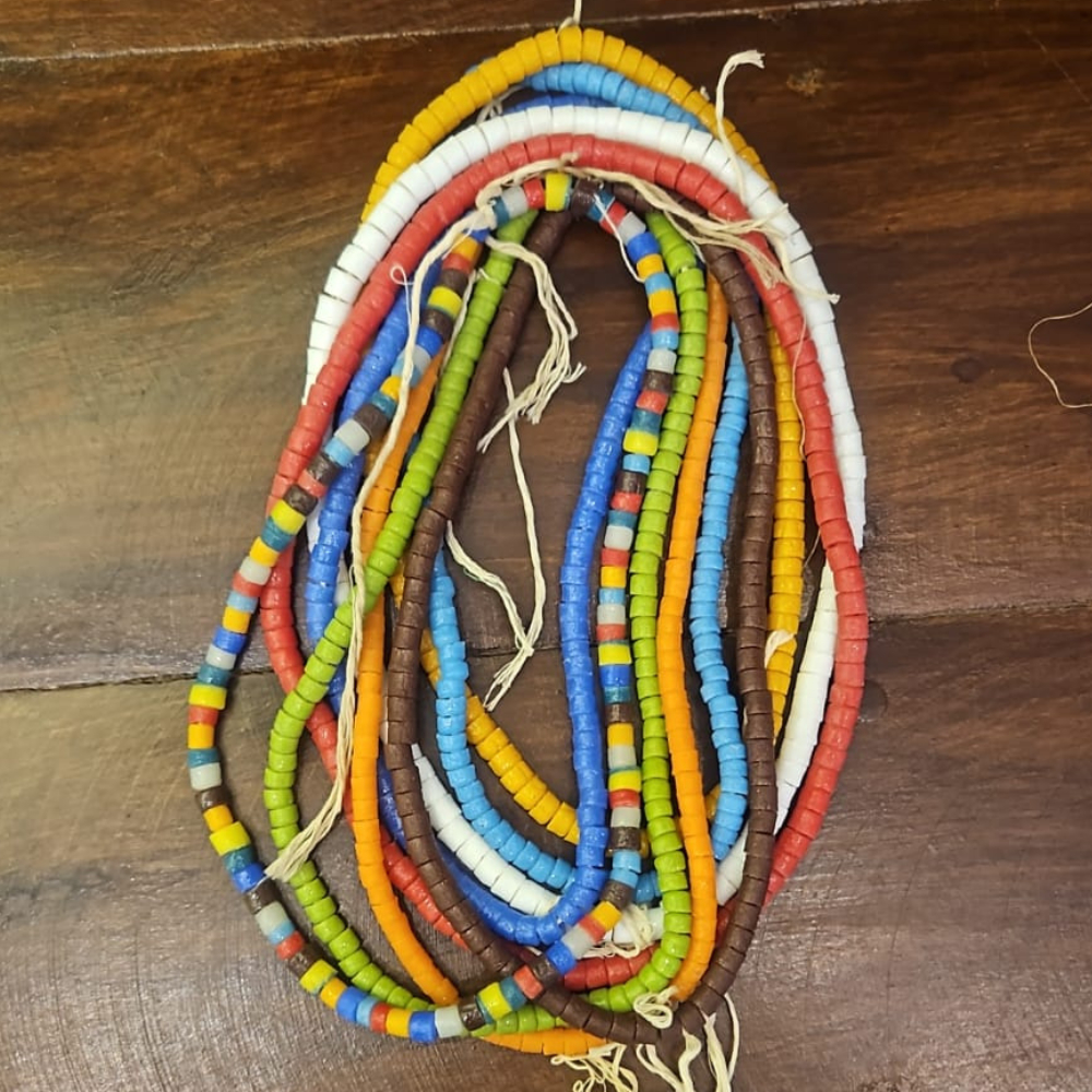 Fio De Coral Africano - Diversas Cores - Candomblé Umbanda em Oferta na Shopee