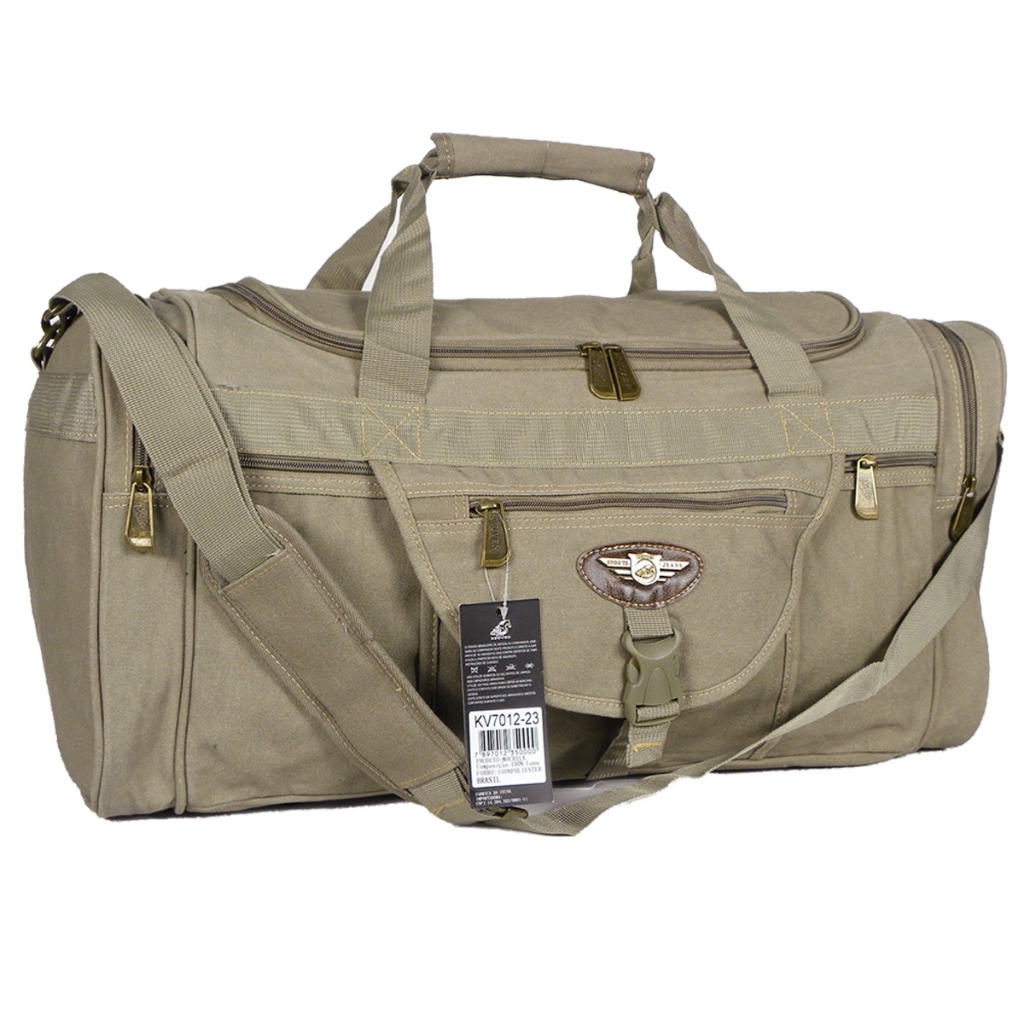 Bolsa de Viagem de Mão Lona Resistente 60L Keuven 7012-23