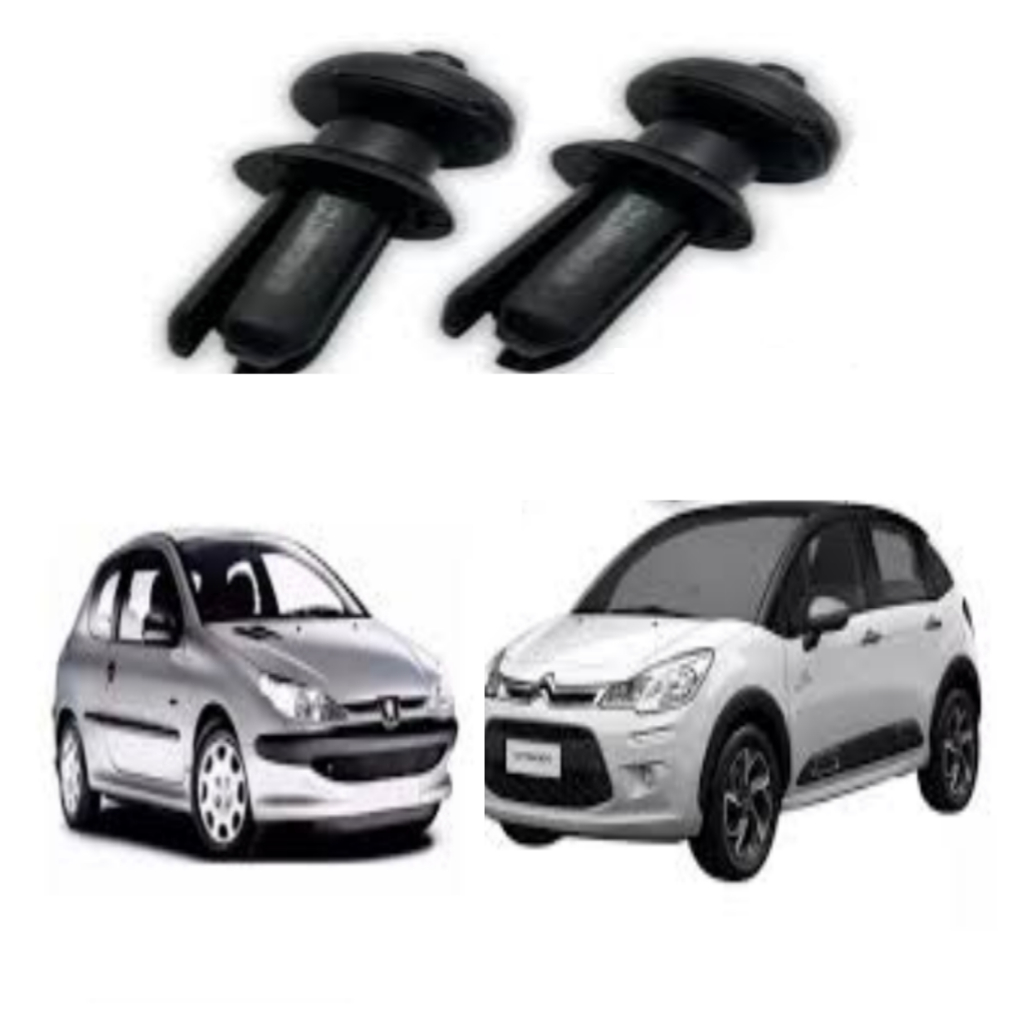 grampo pino bagagito fixação cordao bagagito peugeot 206 207 307 citroen c3 c4