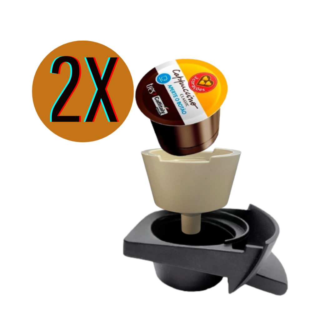 2x Adaptador Três Corações Para Máquinas Dolce Gusto em Oferta na Shopee